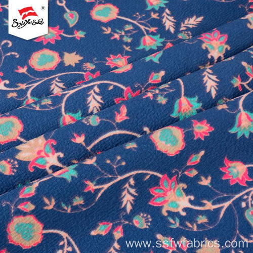 Flower Pattern Polyester Custom German Print Fabric